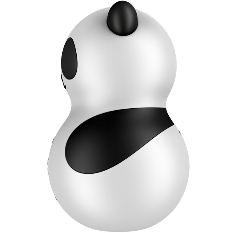 SATISFYER - POCKET PANDA STIMOLATORE E VIBRATORE IN BIANCO E NERO - immagine 3