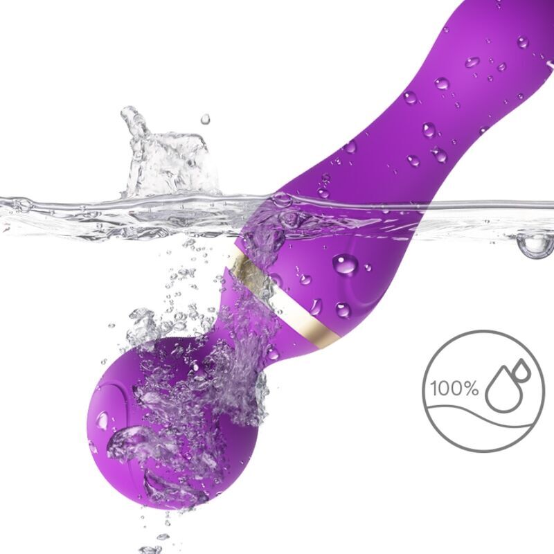 ARMONY - MASSAGGIATORE E VIBRATORE FREEZA TESTA SUPER FLESSIBILE VIOLA - immagine 3