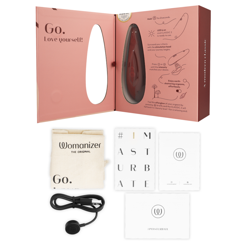 WOMANIZER - CLASSIC 2 STIMOLATORE CLITORALE BORDEAUX - immagine 7