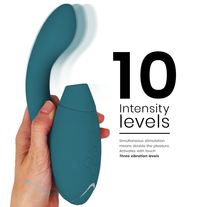 WOMANIZER - STIMOLATORE DUO 2 BLU PETROL - immagine 2