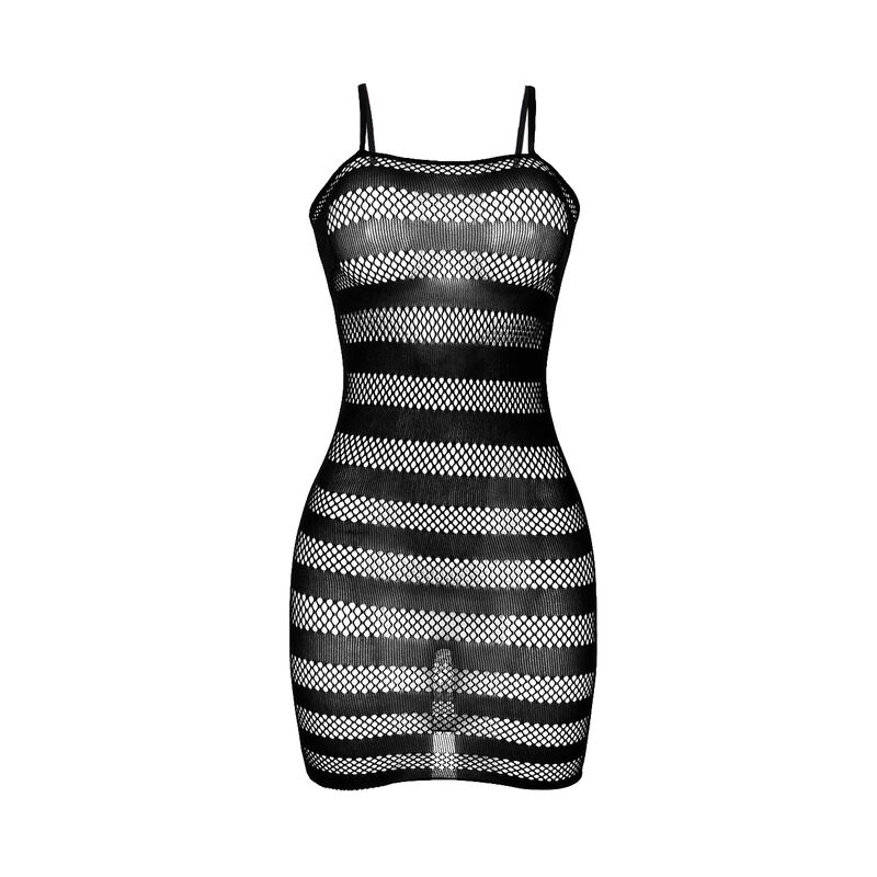 SUBBLIME - 951733 VESTIDO DE REJILLA CON FRANJAS NEGRO TALLA ÚNICA - immagine 5