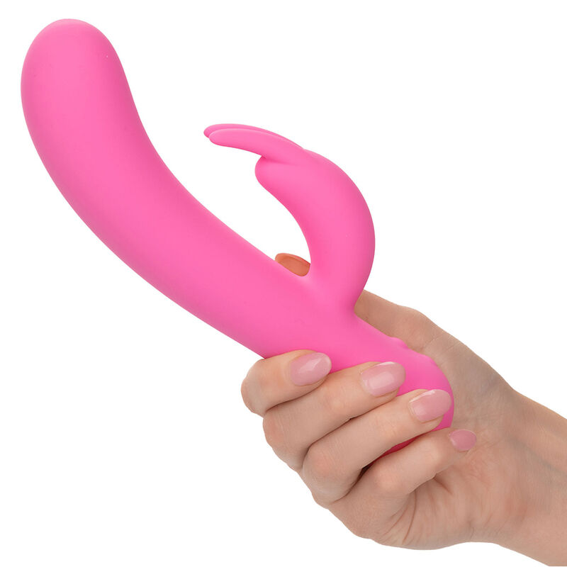 CALEXOTICS - FIRST TIME VIBRATORE CONIGLIO RICARICABILE ROSA - immagine 6