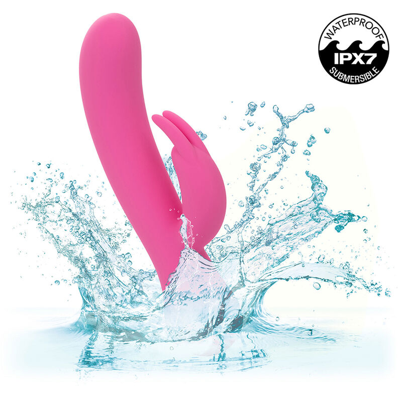 CALEXOTICS - FIRST TIME VIBRATORE CONIGLIO RICARICABILE ROSA - immagine 5