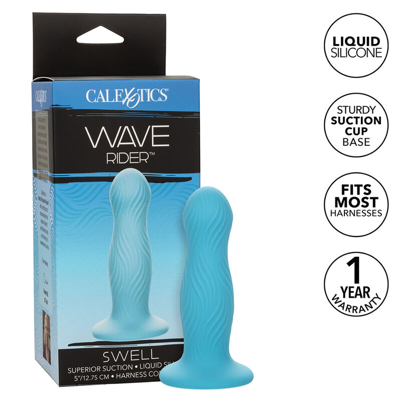 CALEXOTICS - WAVE RIDER SWELL TAPPO ANALE BLU - immagine 6