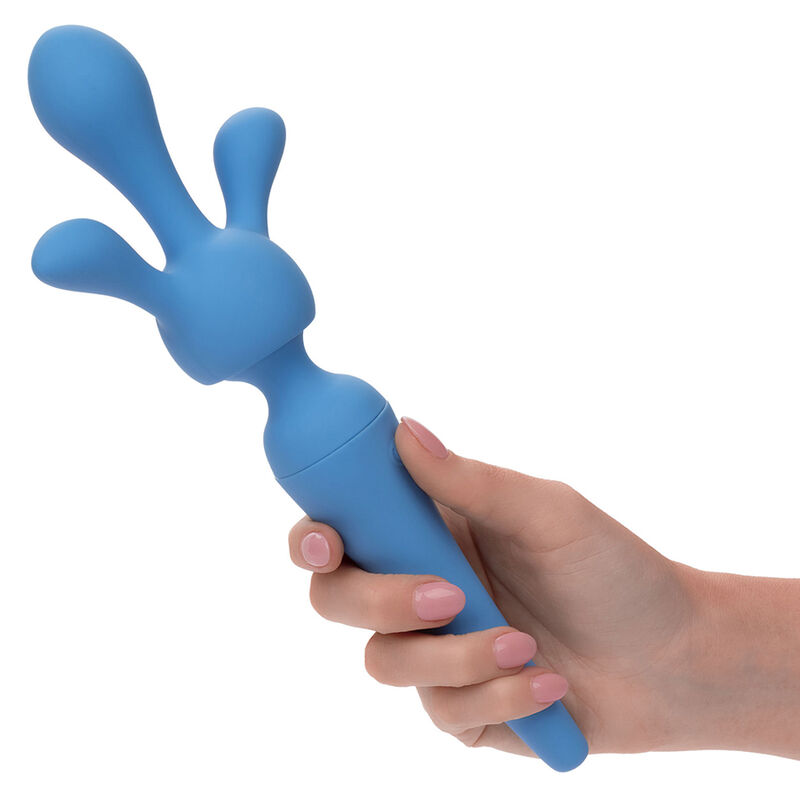 CALEXOTICS - COUTURE KIT VIBRATORE WAND 10 VIBRAZIONI BLU - immagine 4