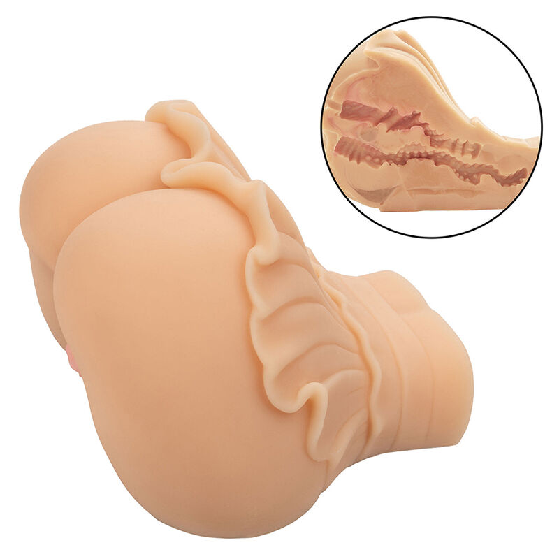 CALEXOTICS - THE PEEP SHOW GIRL DOPPIO MASTURBATORE REALISTICO FLESH - immagine 8