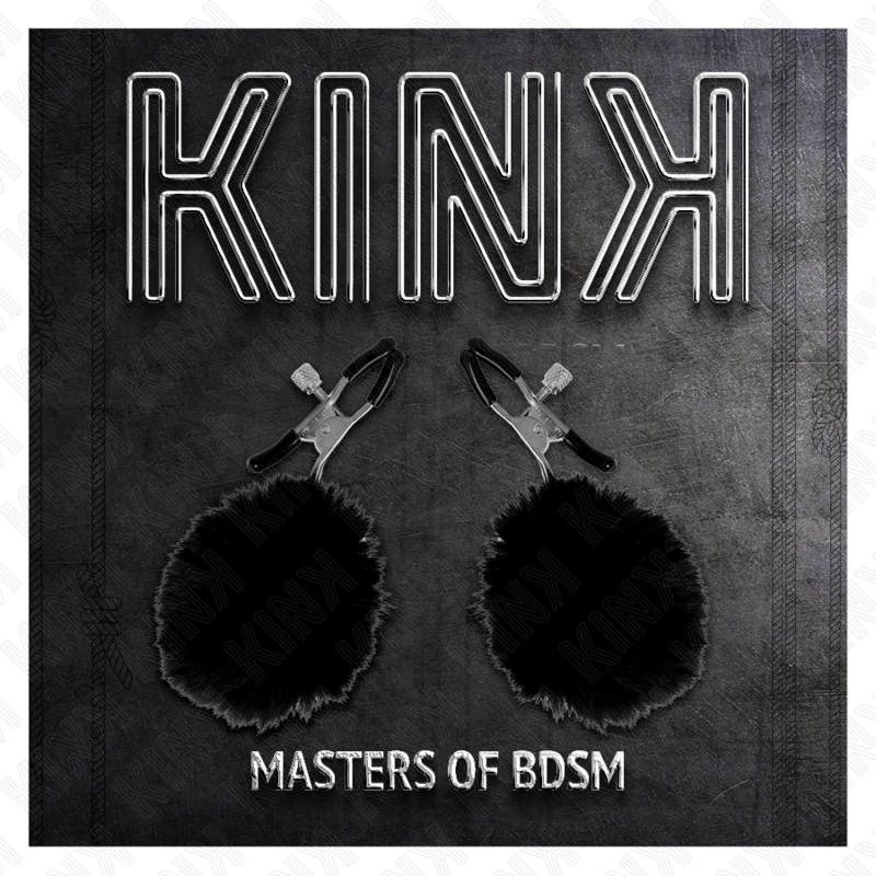 KINK - PINZAS PARA PEZONES CON POMPÓN NEGRO 6 CM - immagine 4