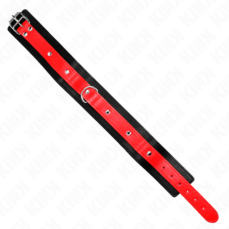 KINK - COLLAR CON CORREA 65 CM ROJO AJUSTABLE 36-43 CM X 5 CM - immagine 4