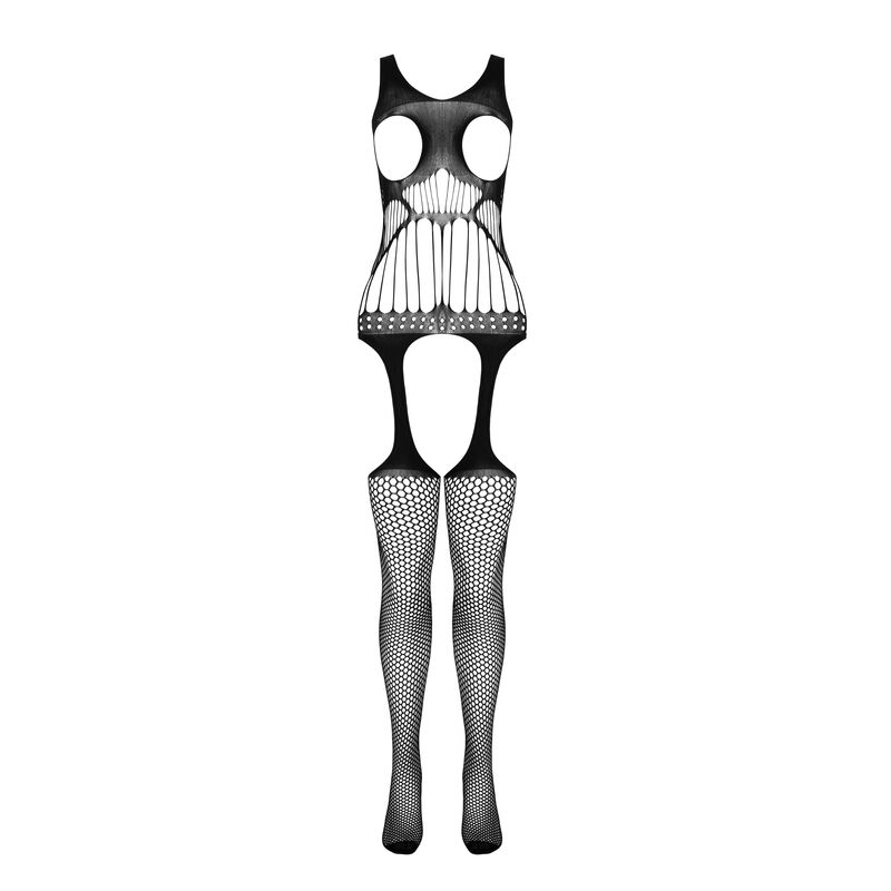PASSION - BS 106 BODYSTOCKING BLANCO TALLA ÚNICA - immagine 4