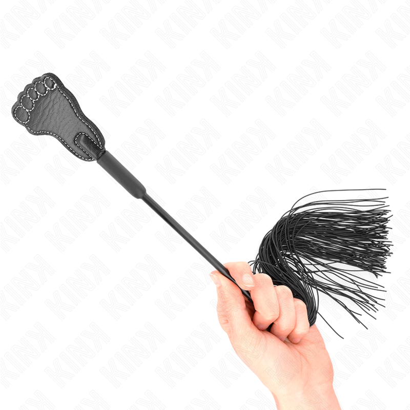 KINK - PALA FORMA DE PIE CON LÁTIGO DE BORLA 31 CM - immagine 3