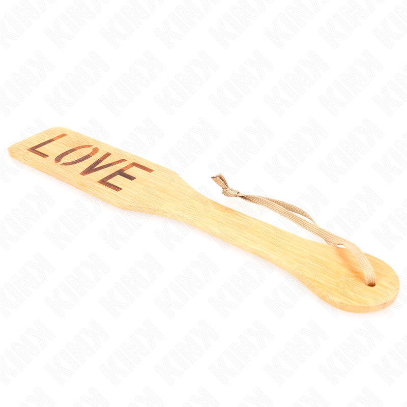 KINK - PALA DE BAMBÚ PALABRA LOVE 32 X 5.5 CM - immagine 4