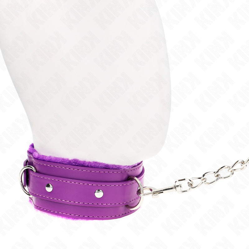 KINK - COLLAR CON CORREA 65 CM CON RESTRICCIONES MORADO AJUSTABLE 36-42 CM X 5.5 CM - immagine 3