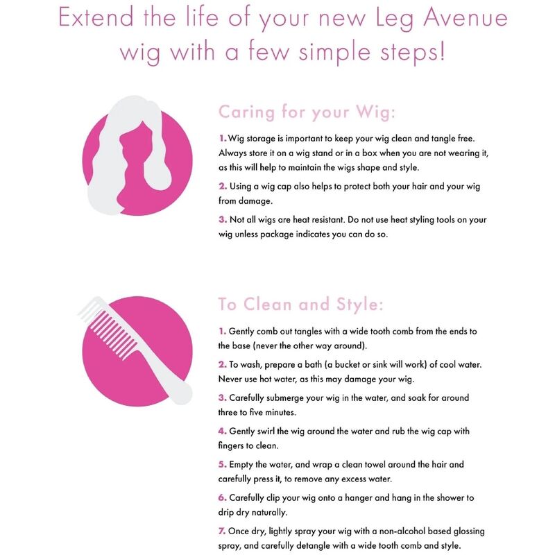 LEG AVENUE - PARRUCCA CORTA NATURALE BOB NERA - immagine 2