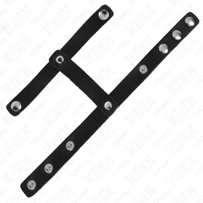 KINK - ANILLO PENE Y CORREA DIVISORA DE BOLAS CUERO AJUSTABLE - immagine 2