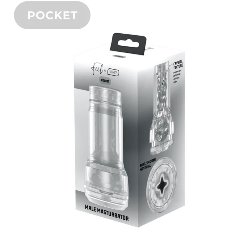 KIIROO - FEEL POCKET STROKER CRYSTAL DI KIIROO TRASPARENTE - immagine 5
