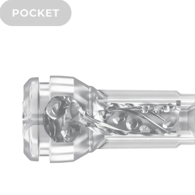 KIIROO - FEEL POCKET STROKER CRYSTAL DI KIIROO TRASPARENTE - immagine 6
