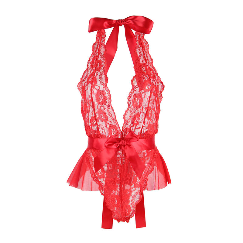SUBBLIME - 953973 BODY SEXY CON VOLANT + CINTURA ROSSO S/M - immagine 7