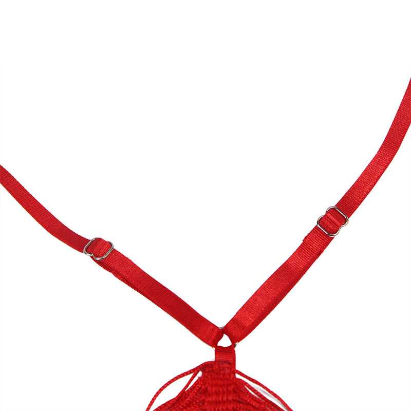 SUBBLIME - 954246 ABITO CON SPALLINE + PERIZOMA ROSSO S/M - immagine 7
