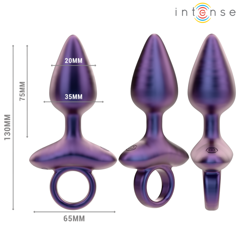 INTENSE - MICHAEL VIBRANTE ANAL PLUG MODELLO 2 TELECOMANDO - immagine 2