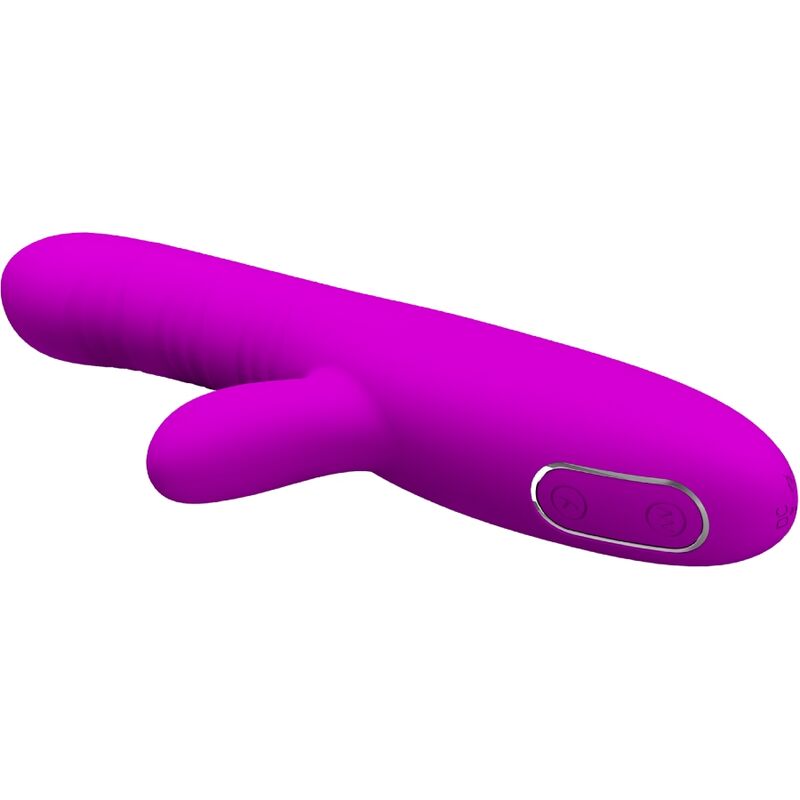 PRETTY LOVE - ANGELIQUE VIBRATORE MULTIFUNZIONE + STIMOLATORE CLITORIDE VIOLA - immagine 6