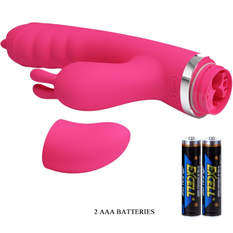 PRETTY LOVE - VIBRATORE MULTIFUNZIONE CONIGLIO PHOENIX ROSA - immagine 4