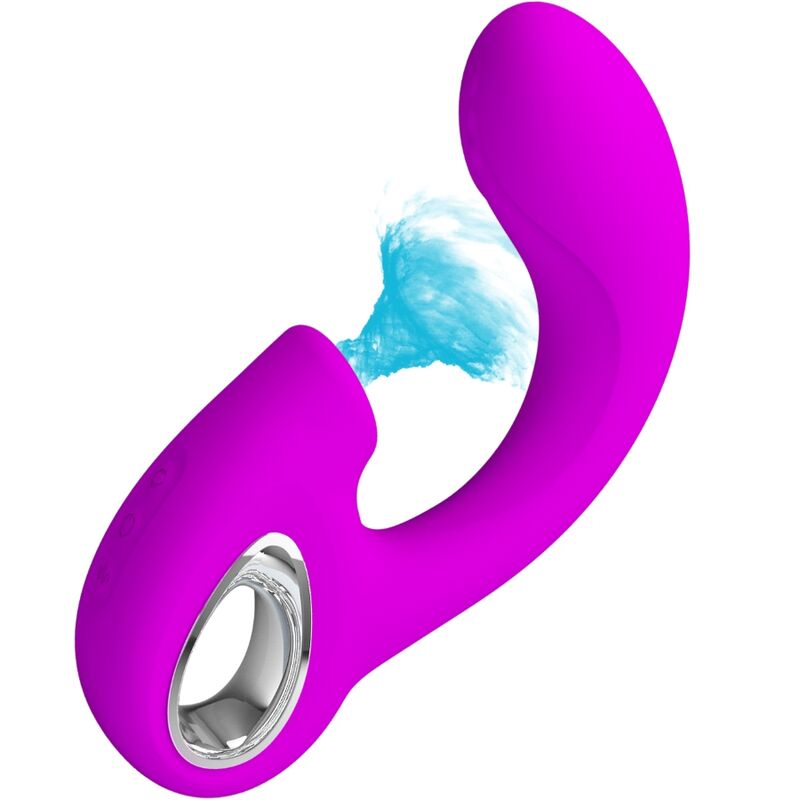 PRETTY LOVE - SIBEL SIBEL VIBRATORE PUNTO G + STIMOLATORE CLITORIDEO 10 VIBRAZIONI VIOLA - immagine 6
