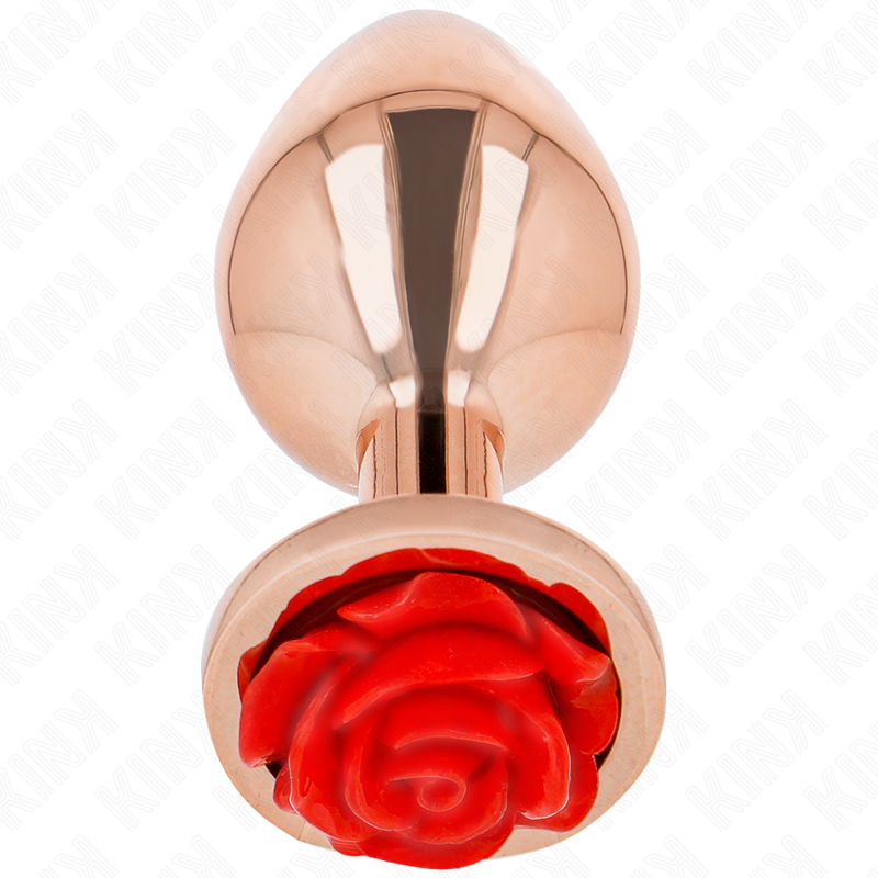 KINK - PLUG ANAL ORO ROSADO ROSA ROJA M - immagine 4