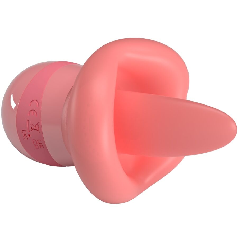 PRETTY LOVE - STIMOLATORE PER CLITORIDE LINGUA KYLEE 10 VIBRAZIONI ROSA NUDO - immagine 6