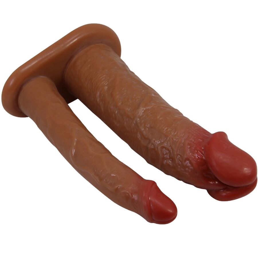 PRETTY LOVE - SLIP KEAVEN HARNESS UNIVERSALE E COMODO DOPPIO DILDO - immagine 5