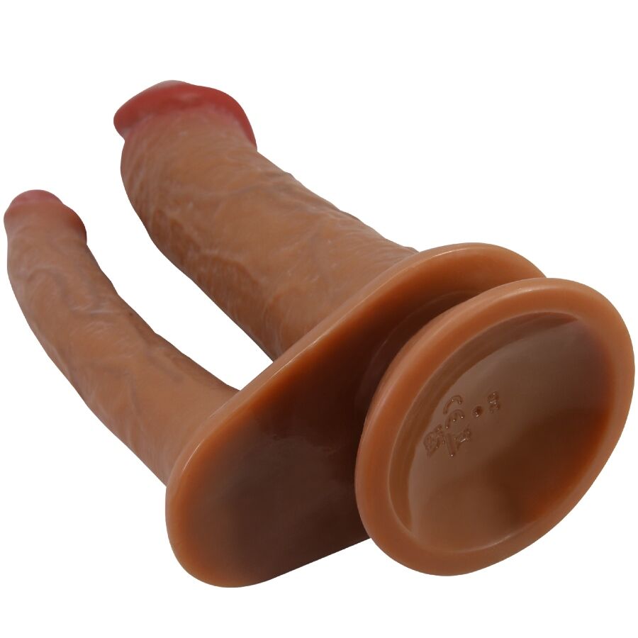 PRETTY LOVE - HULBERT DOPPIO DILDO REALISTICO CON VIBRAZIONE MULATO - immagine 6