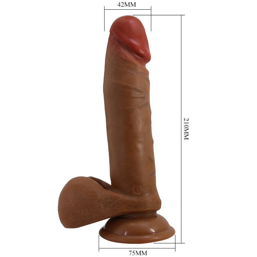 BAILE - ABEL DILDO REALISTICO 21 CM MULATTO - immagine 10
