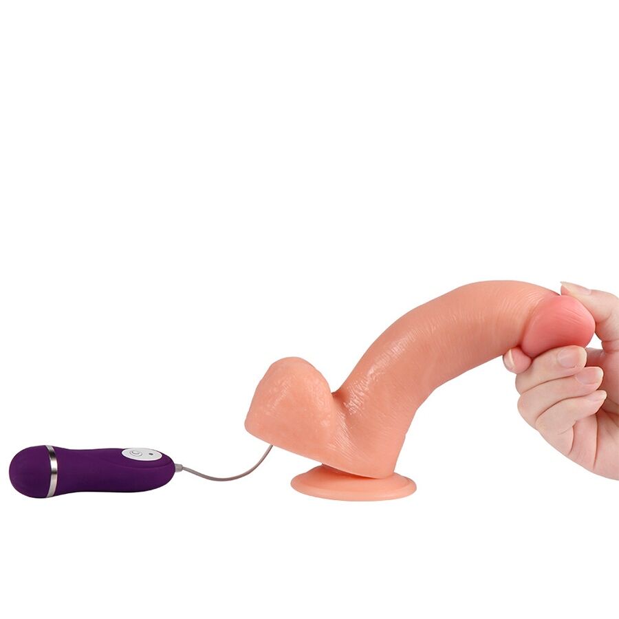 SHEQU - DILDO VIBRANTE PHANTOM CON TELECOMANDO 20 CM - immagine 3