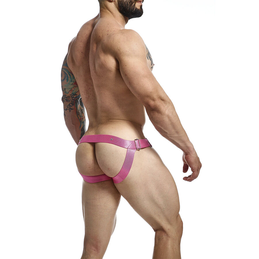MOB - DNGEON JOCKSTRAP ANELLO PER IL PENE ROSA TAGLIA UNICA - immagine 2