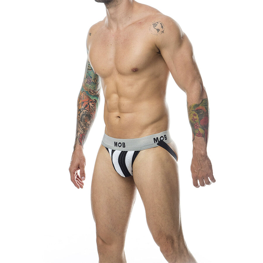 MOB - JOCK CLASICO STRIPE BLANCO TALLA S - immagine 2