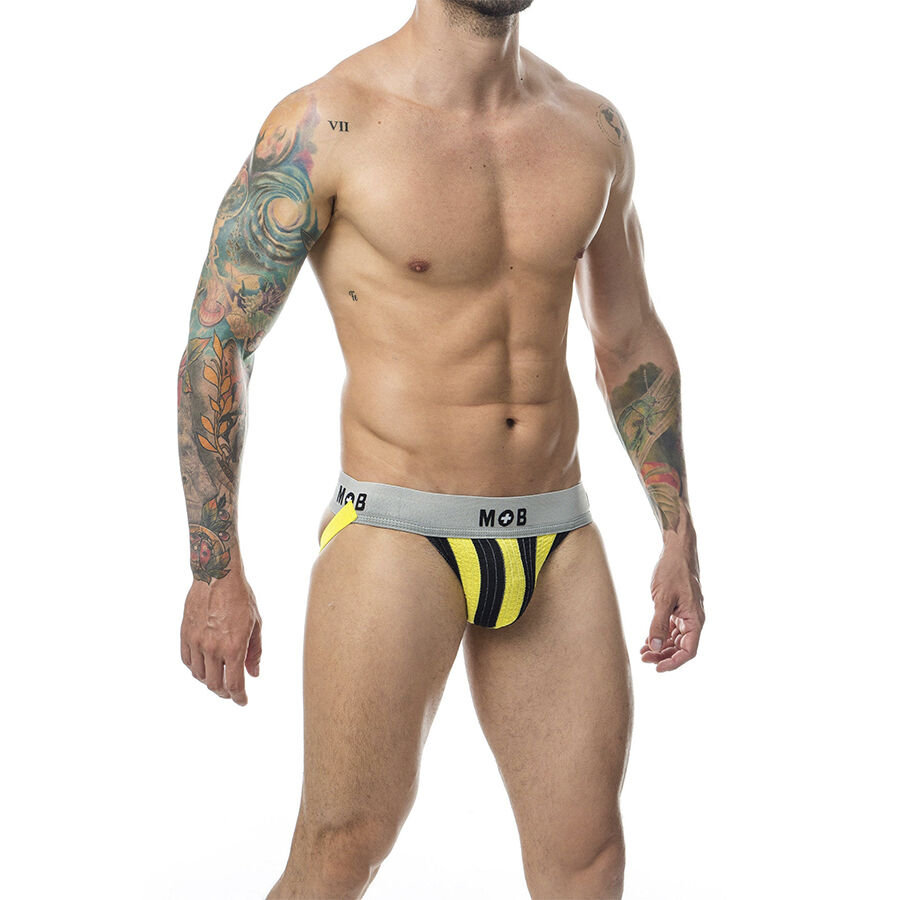 MOB - JOCK CLASICO STRIPE AMARILLO TALLA S - immagine 4
