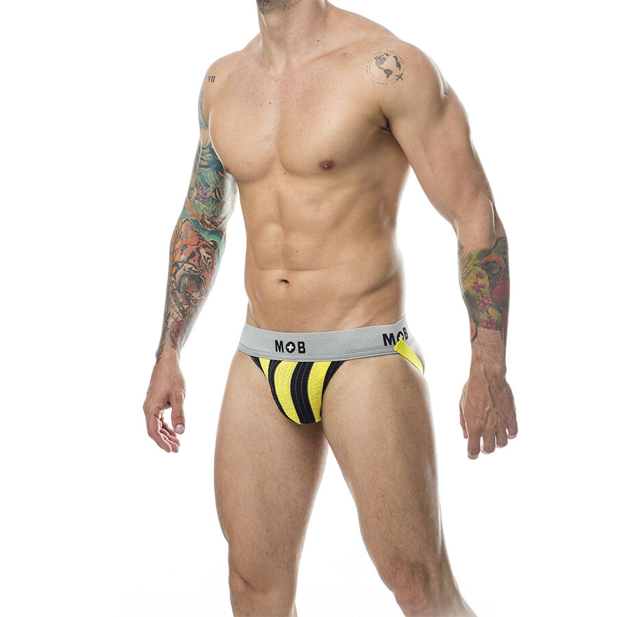 MOB - JOCK CLASICO STRIPE AMARILLO TALLA S - immagine 6