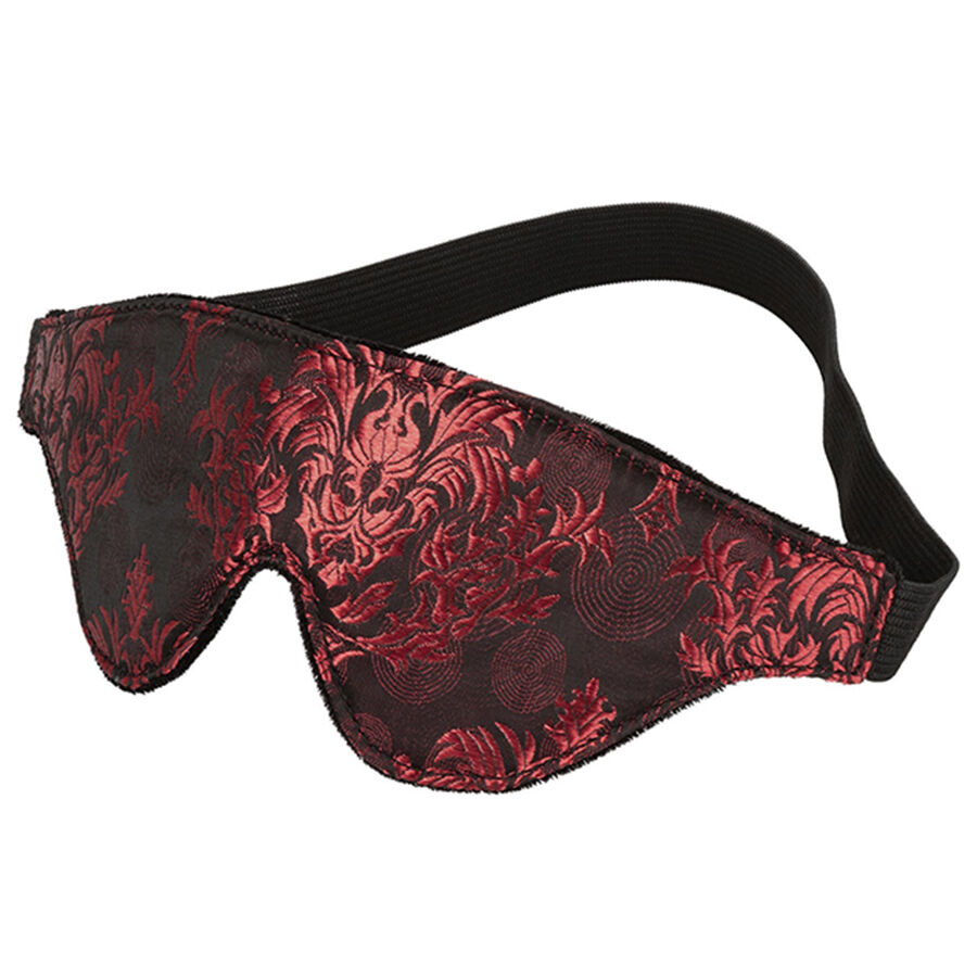 CALEXOTICS - SCANDAL MASCHERA OCCHI OPACA CON DETTAGLI ROSSI