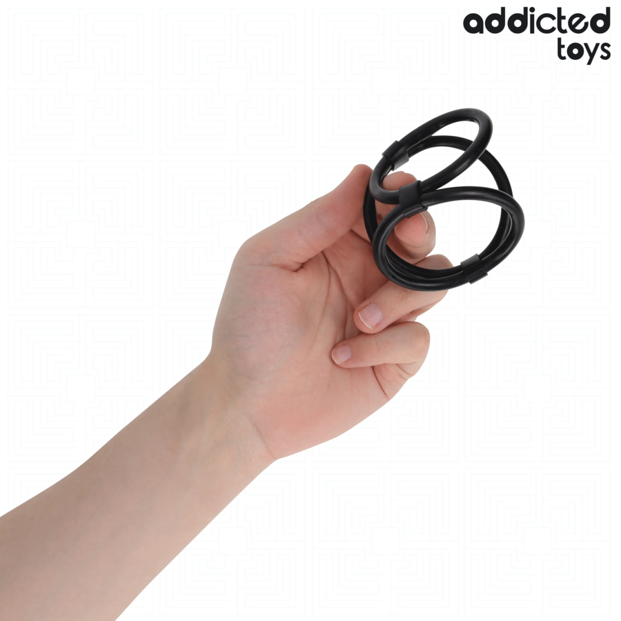 ADDICTED TOYS - ANILLO TRIPLE PARA EL PENE - immagine 2