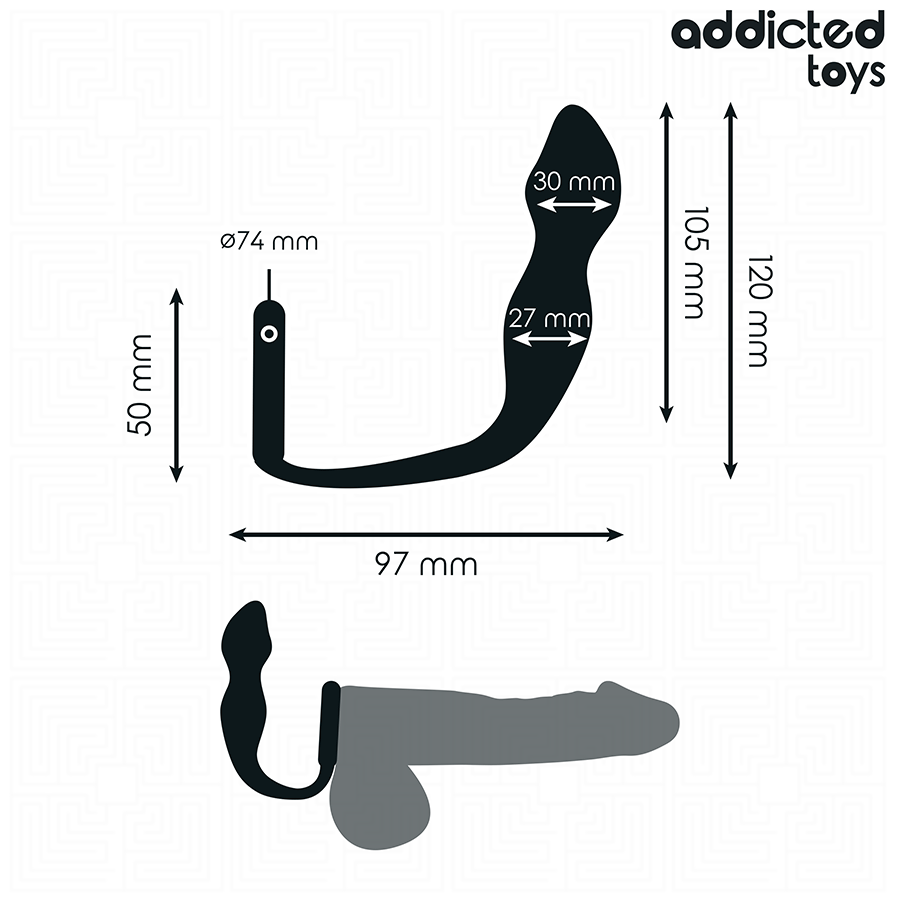 ADDICTED TOYS - PLUG ANALE CON ANELLO MODELLO 2 - immagine 4