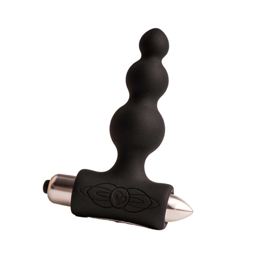 ROCKS-OFF - PETITE SENSATIONS BUBBLES PLUG ANALE VIBRATORE NERO - immagine 7