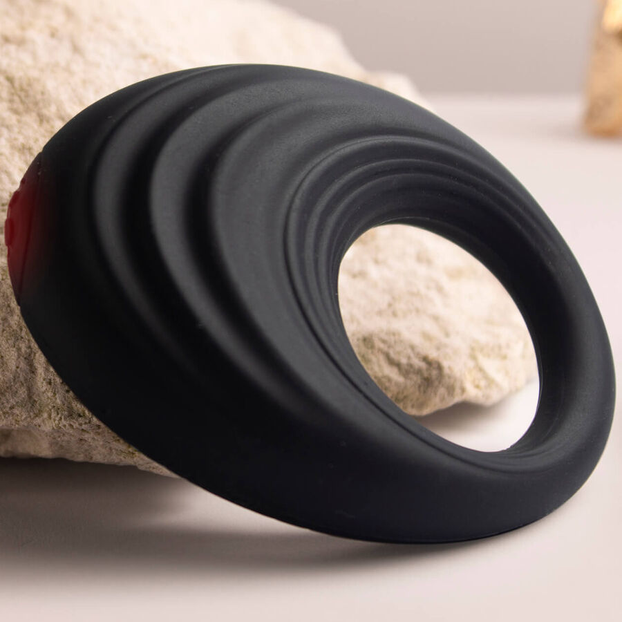 ROCKS-OFF - ANELLO VIBRANTE PER PENE SPIRE NERO - immagine 8
