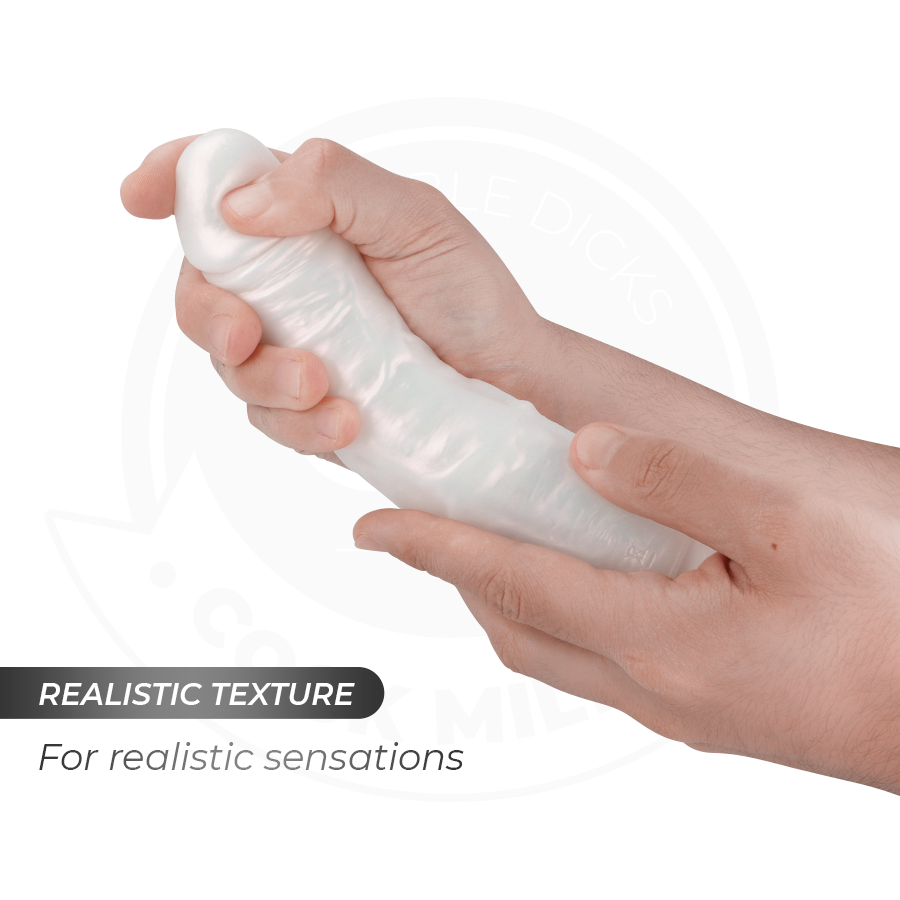 COCK MILLER - DILDO CON VENTOSA, LUCI E VIBRAZIONE CON TELECOMANDO BIANCO 20,5 CM - immagine 5
