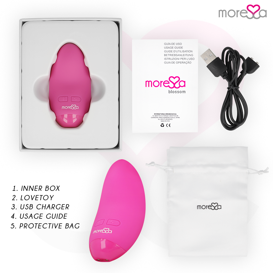 MORESSA - VIBRATORE BLOSSOM ROSA - immagine 8
