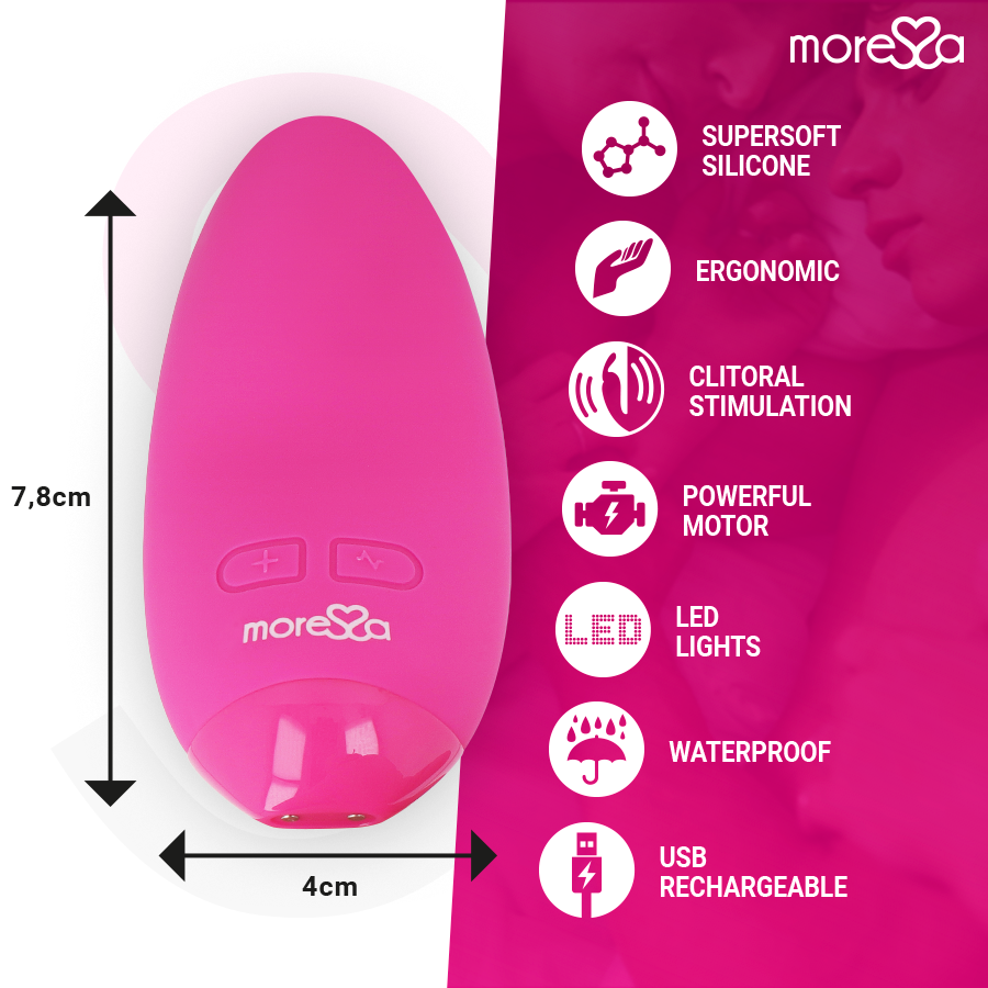 MORESSA - VIBRATORE BLOSSOM ROSA - immagine 3