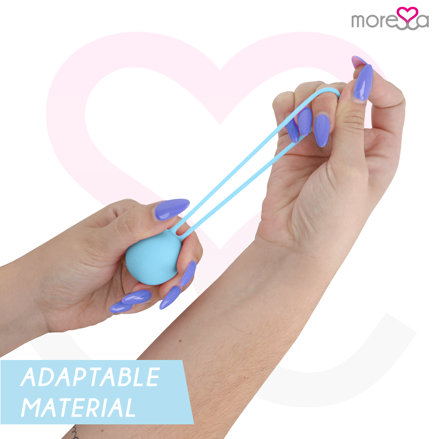MORESSA - OSIAN ONE ENTRENAMIENTO SUELO PELVICO 51gr PREMIUM SILICONA TURQUESA - immagine 8