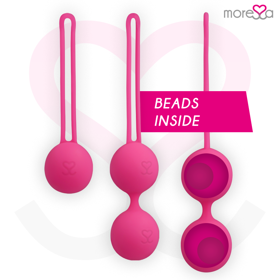 MORESSA - SET OSIAN PREMIUM SILICONE ROSA (Osian One - 51 g | Osian Two - 101 g | Osian Three 85 g) - immagine 2