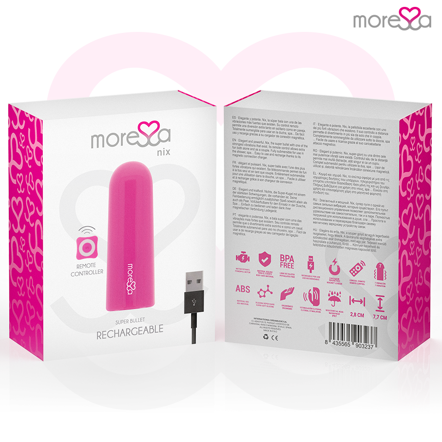 MORESSA - TELECOMANDO VIBRATORE NIX ROSA - immagine 7