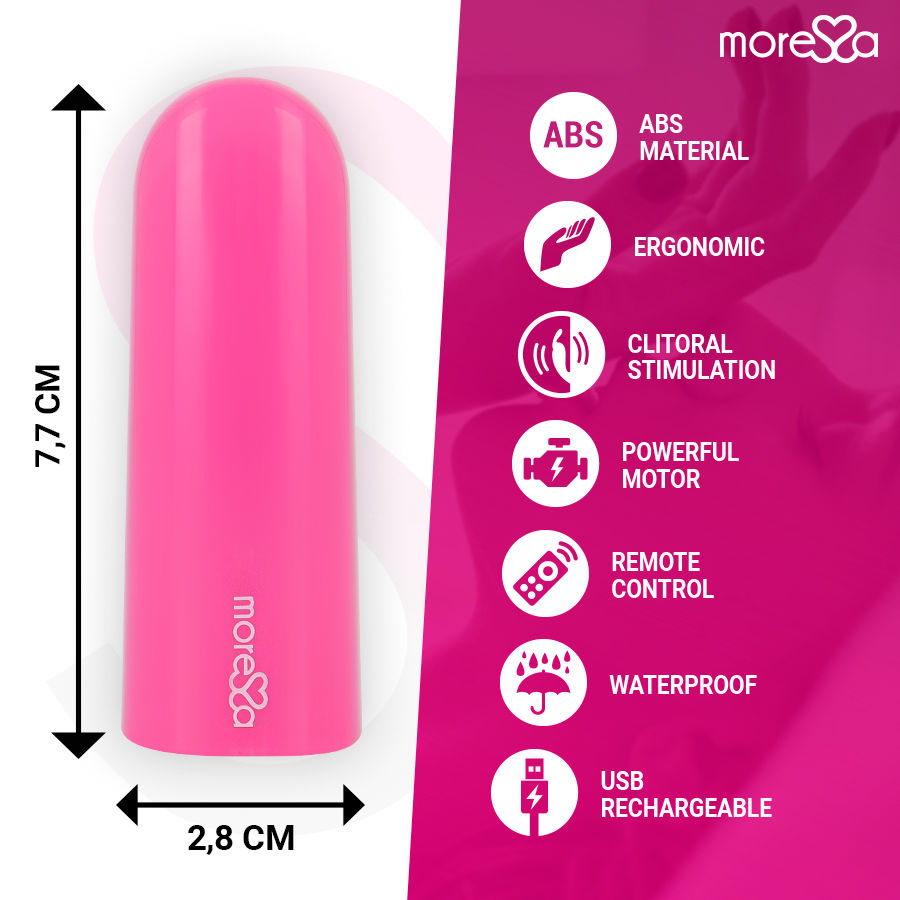 MORESSA - TELECOMANDO VIBRATORE NIX ROSA - immagine 4