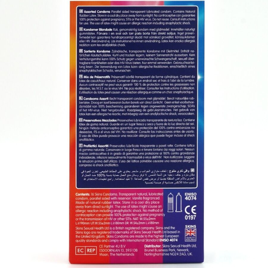 SKINS - SURTIDO PRESERVATIVOS PREMIUM PACK 16 - immagine 4