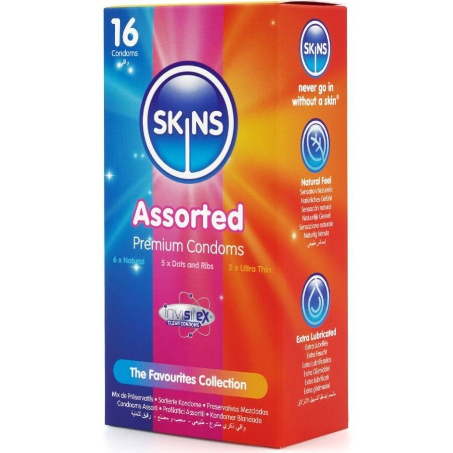 SKINS - SURTIDO PRESERVATIVOS PREMIUM PACK 16 - immagine 2